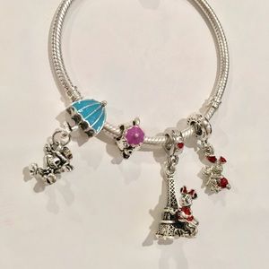 Set of 4 Disney charms